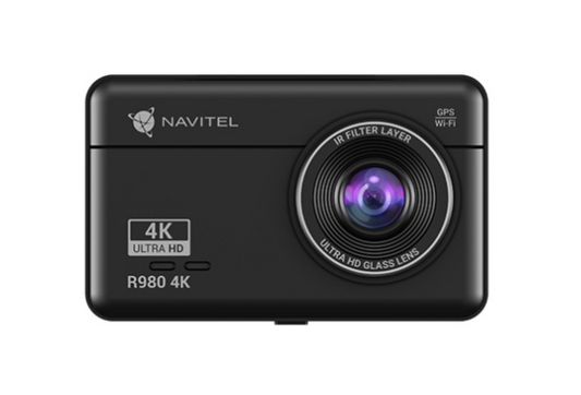 Car Camera with 4K Video and GPS - Navitel R980