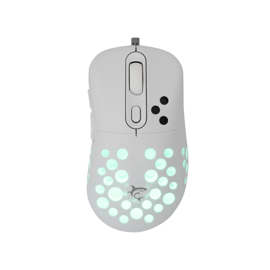 6D Optical Mouse With RGB Lighting - White Shark GM-5013 Azrael White