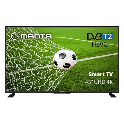 Светодиодный телевизор 43 дюйма 4K UHD Smart HDR — Manta 43LUA120D