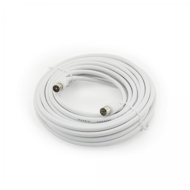 RF Cable 10m, White - Sbox RF-10