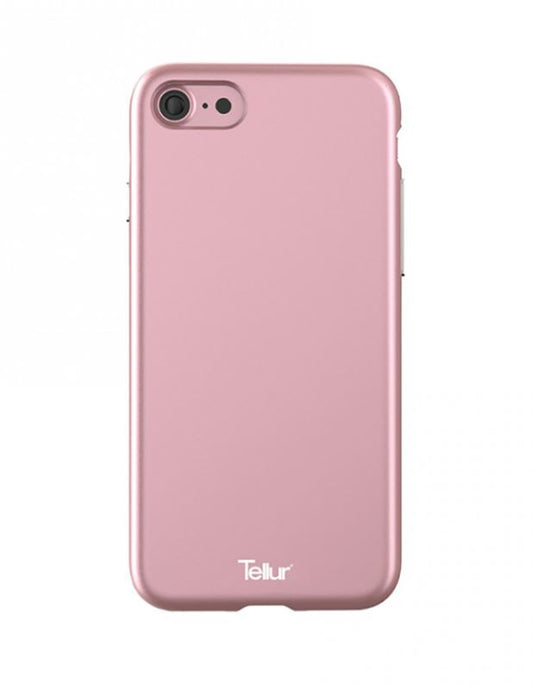 Soft transparent case for iPhone 7 with metallic buttons - Tellur