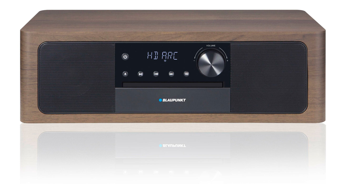 Bluetooth Audio Sistēma Blaupunkt MS22BT - CD/MP3/WMA Atskaņošana, FM Radio ar 40 Stacijām, USB Ports, HDMI ARC, Optiskā Ieeja