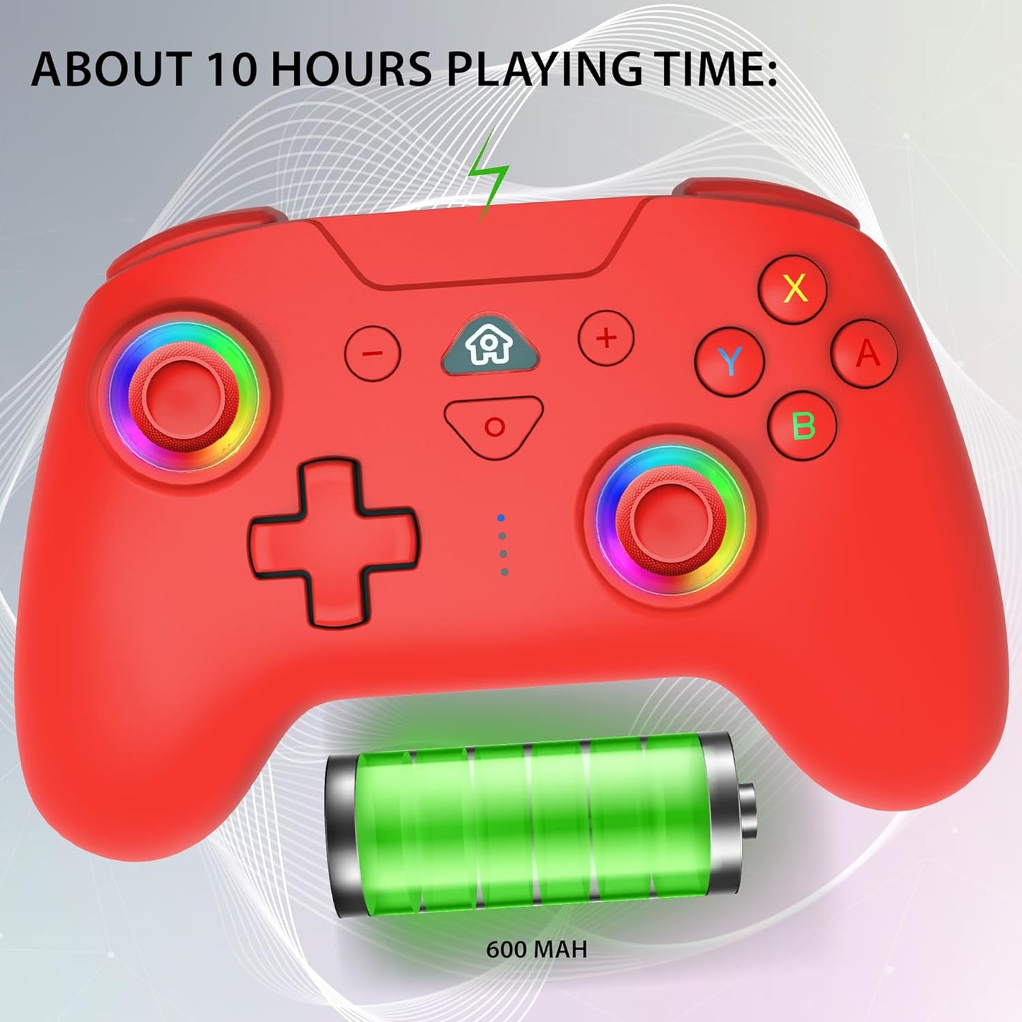 Wireless LED Controller Switch, Red Color - Subsonic