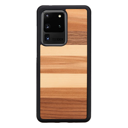 Wood and polycarbonate cover for Samsung Galaxy S20 Ultra