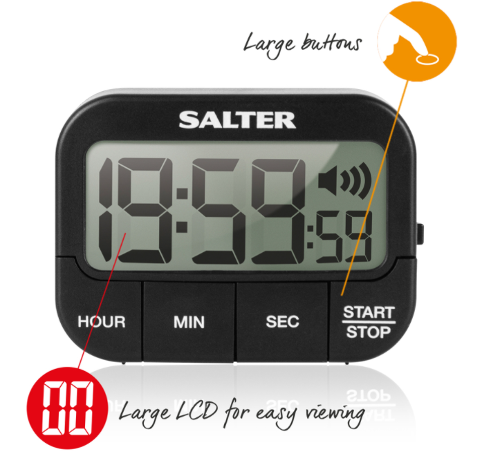 Loud digital kitchen timer Salter 355 BKXCDUEU16