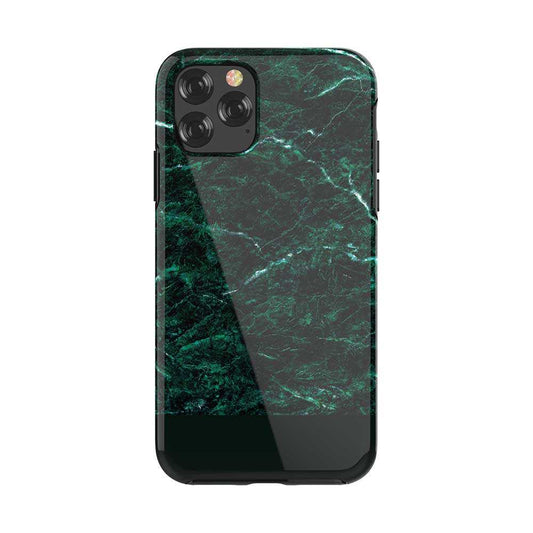 Защитный чехол для iPhone 11 Pro Max зеленый — серия Devia Marble