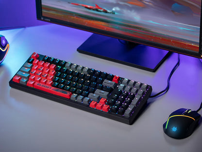 Compact mechanical keyboard RGB lighting - A4Tech Bloody S98