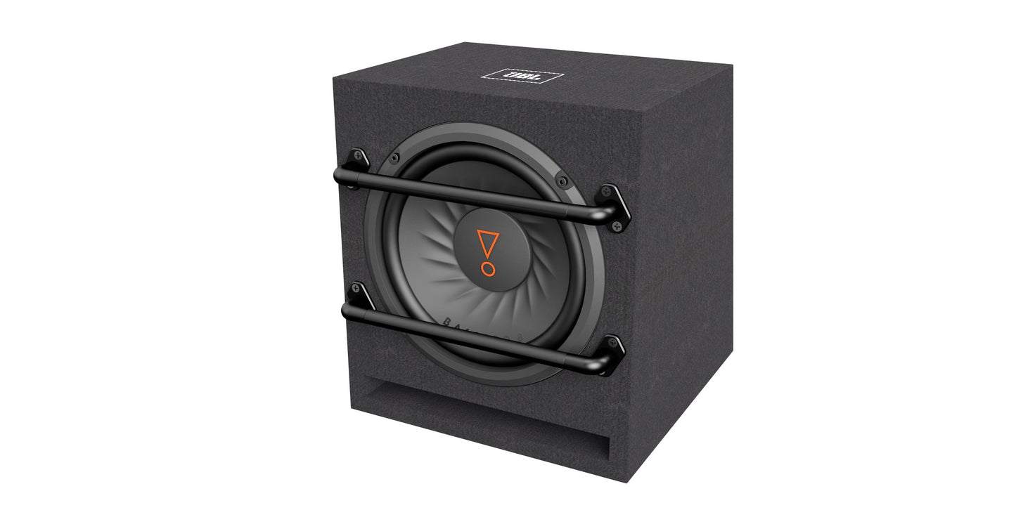 Auto sabvūfera kaste JBL BassPro 8 Active 8" ar iebūvētu 100W RMS D klases pastiprinātāju