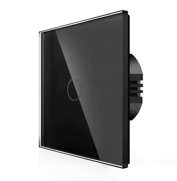 Touch switch, minimalist design, tempered glass, Spring One Way