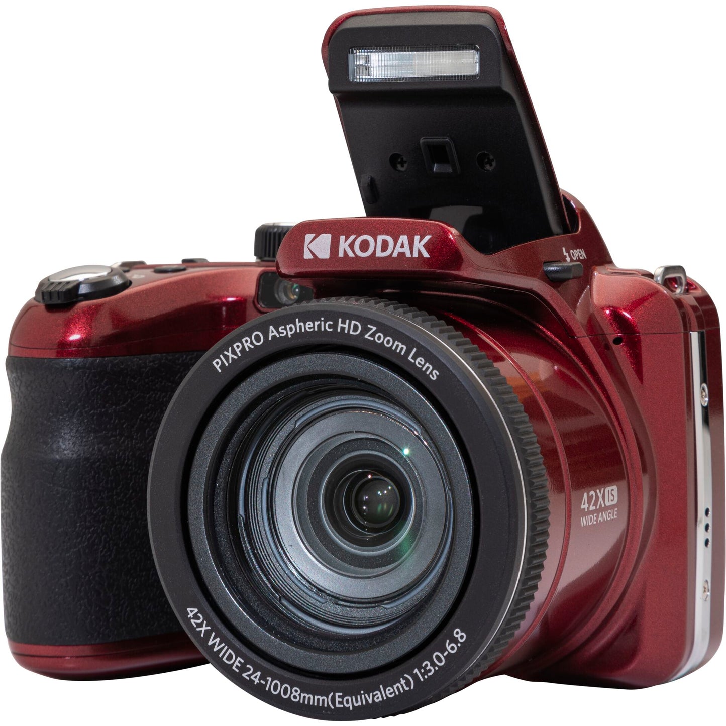 Digital camera with 42x zoom, red - Kodak AZ425