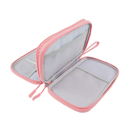 Universal travel cable organizer pink Tellur