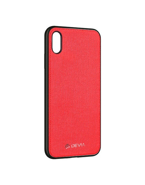 Silicone protective cover for iPhone XR, red, Devia Nature