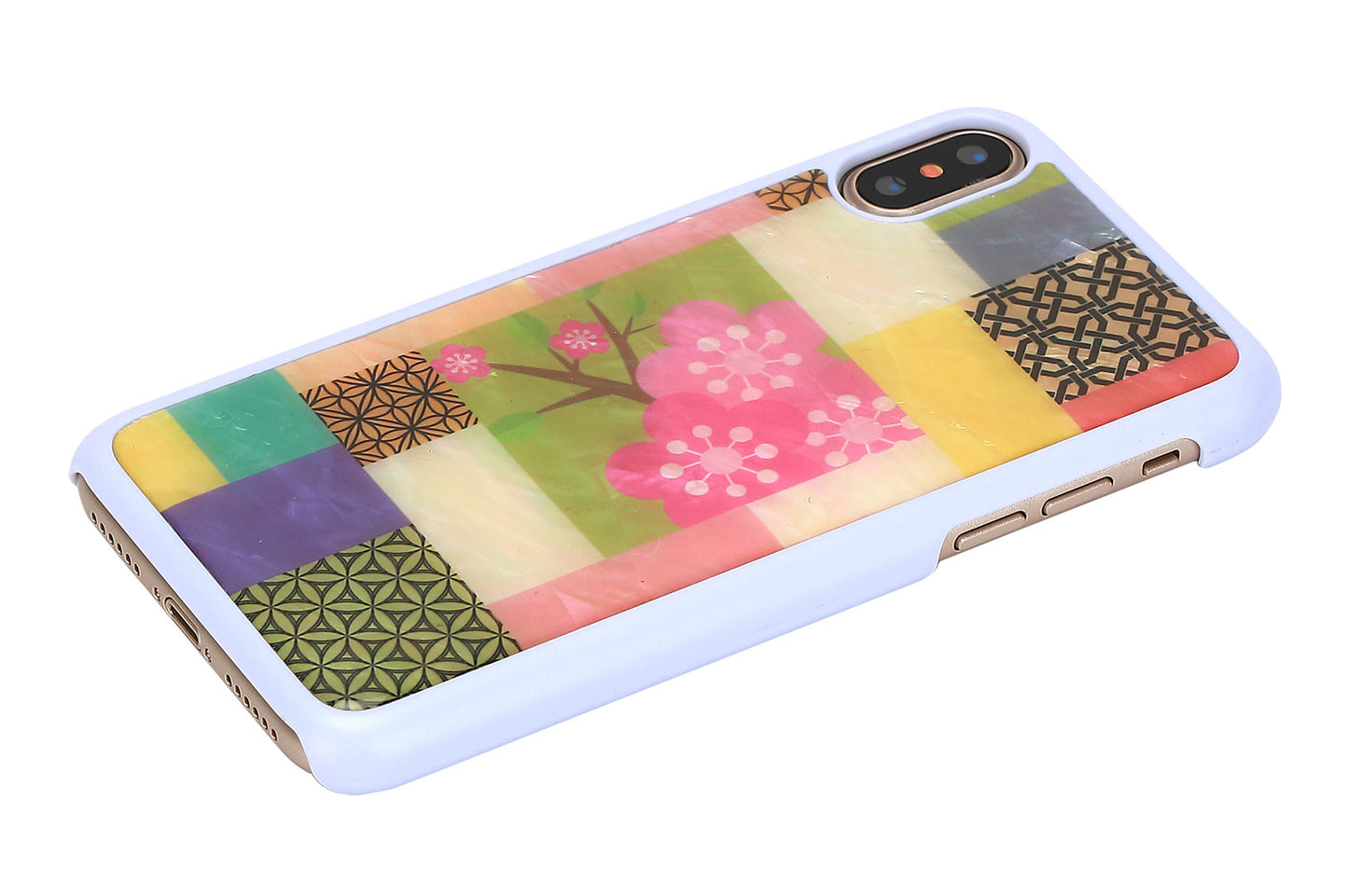 Smartphone cover with cherry blossoms for iPhone XS/S, iKins