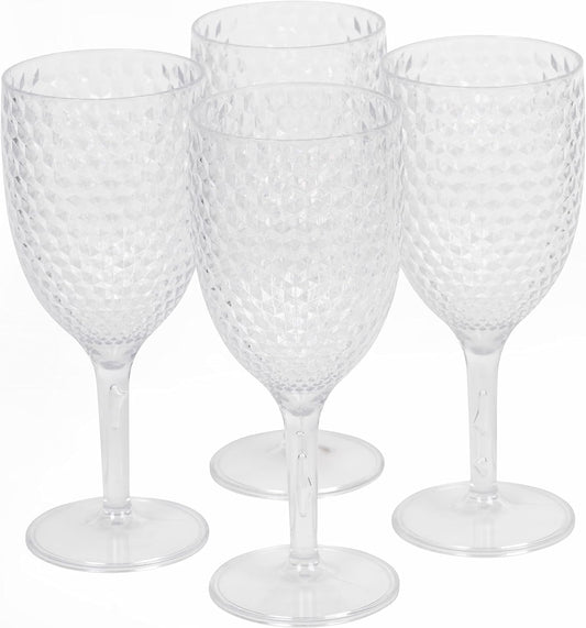 Cambridge CM07655EU7 Fete Diamond Набор бокалов для вина, 4 предмета, прозрачные