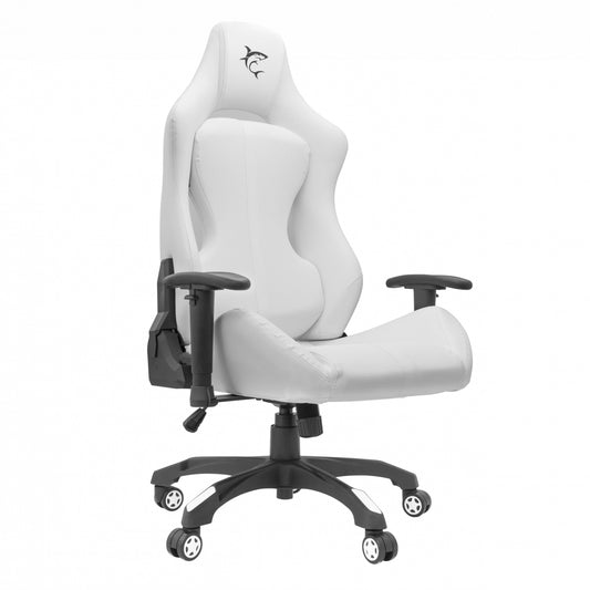 Gaming Chair with 2D Armrests White Shark MONZA-W