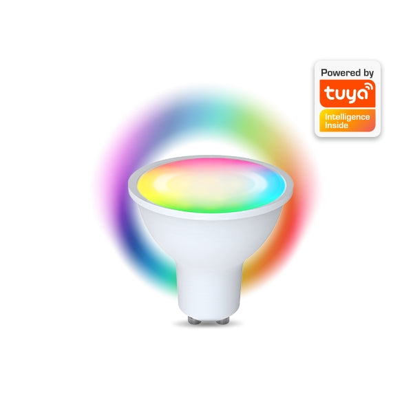 RGB Wi-Fi GU10 spotlight with app - Denver SHL-450