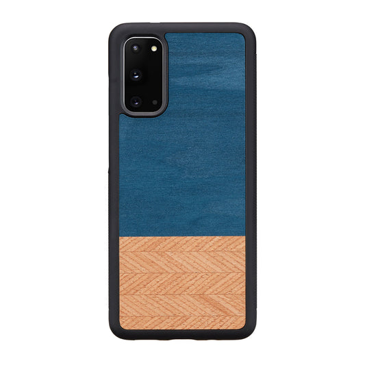 Samsung Galaxy S20 protective cover MAN&amp;WOOD, denim black