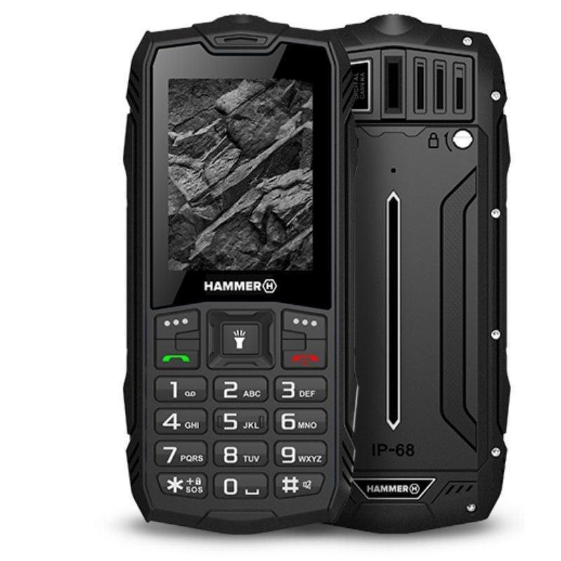 Mobile phone with DualSIM function, MyPhone Hammer Rock Dual Black