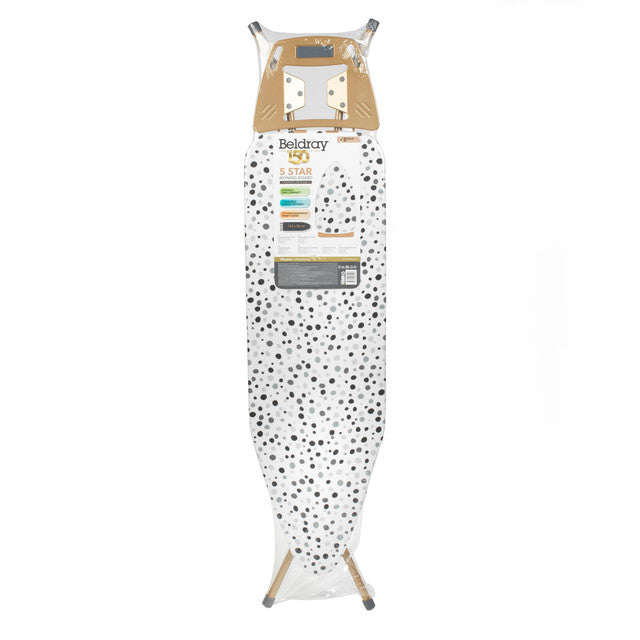 Beldray LA089236GRY1EU7 150 Years 122x38cm 5* Ironing Board Grey Monodo