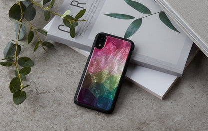 iPhone XR Water Flower Case, Black - iKins