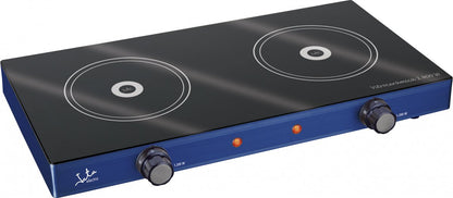 Electric tabletop stove, 2 zones, Jata V142 Blue