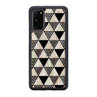 Samsung Galaxy S20 Compatible iKins Black Pyramid Cover