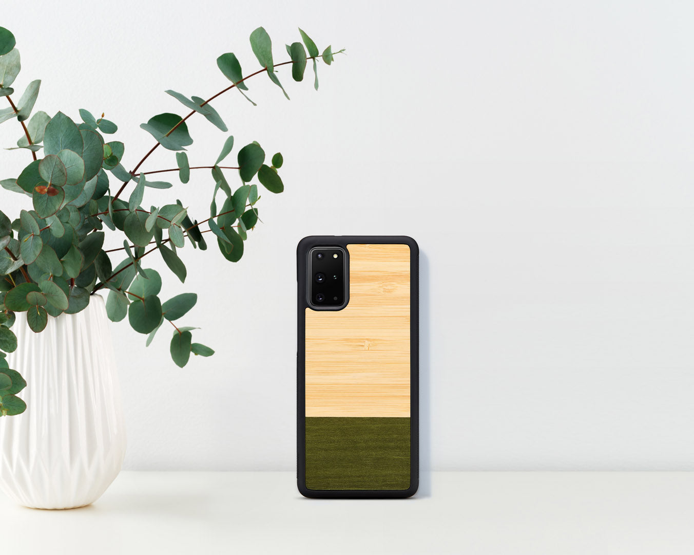 Чехол Samsung Galaxy S20+ из бамбука и поликарбоната - MAN&amp;WOOD