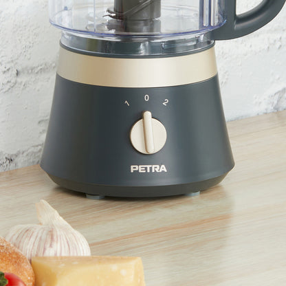 Petra PT5114BGRYVDE Food Processor blue grey/ soft gold