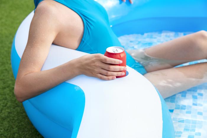 Family pool with two drink holders - Bestway 54321