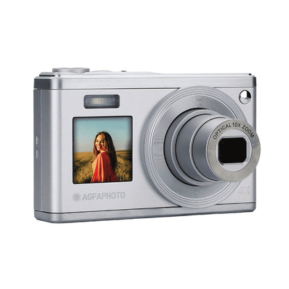 Digitālā kamera ar 24MP un 10x tālummaiņu AGFA DC9200 Silver