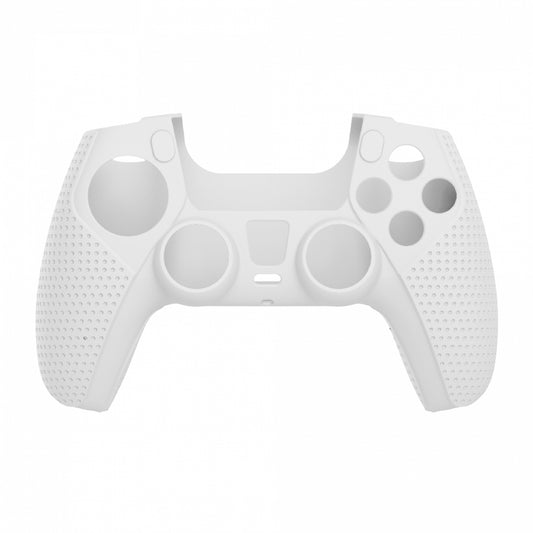 Silicone case for PS5 controller, White - White Shark PS5-541