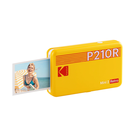 Portable photo printer Kodak Mini 2 Retro Instant Photo Printer Yellow