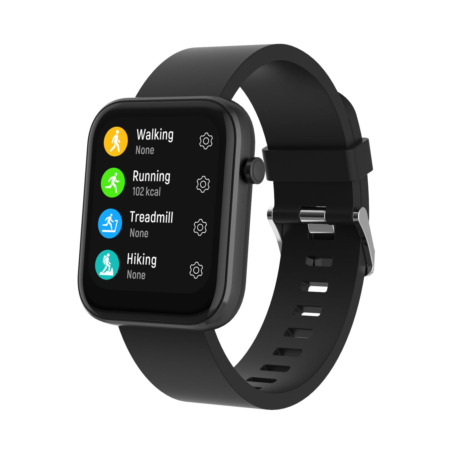 Smart watch with heart rate and blood pressure sensors Denver SW-182B Black