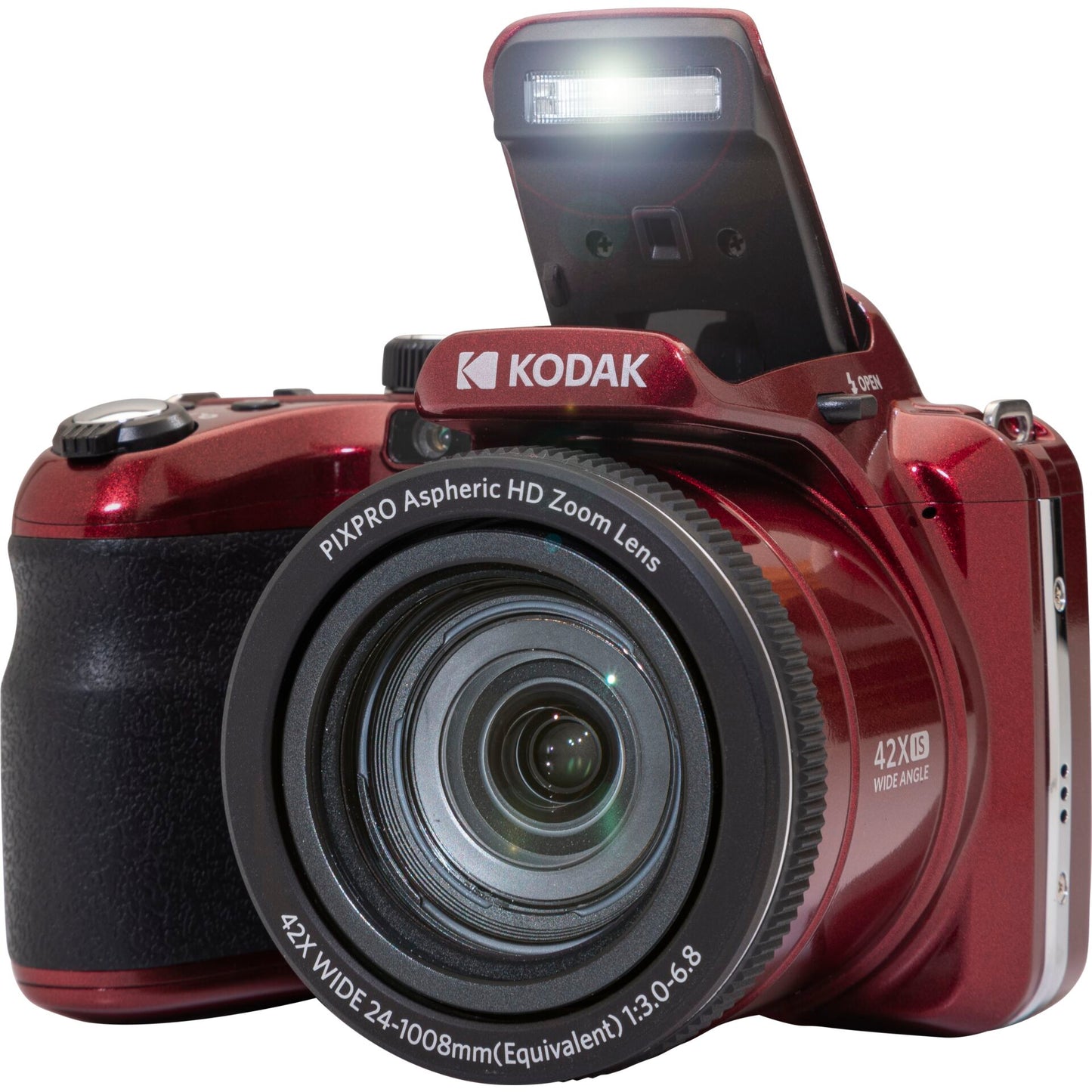 Digital camera with 42x zoom, red - Kodak AZ425