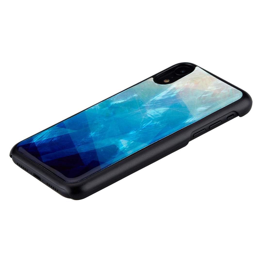 iPhone XR vāciņš iKins zils-melns perlamutrs