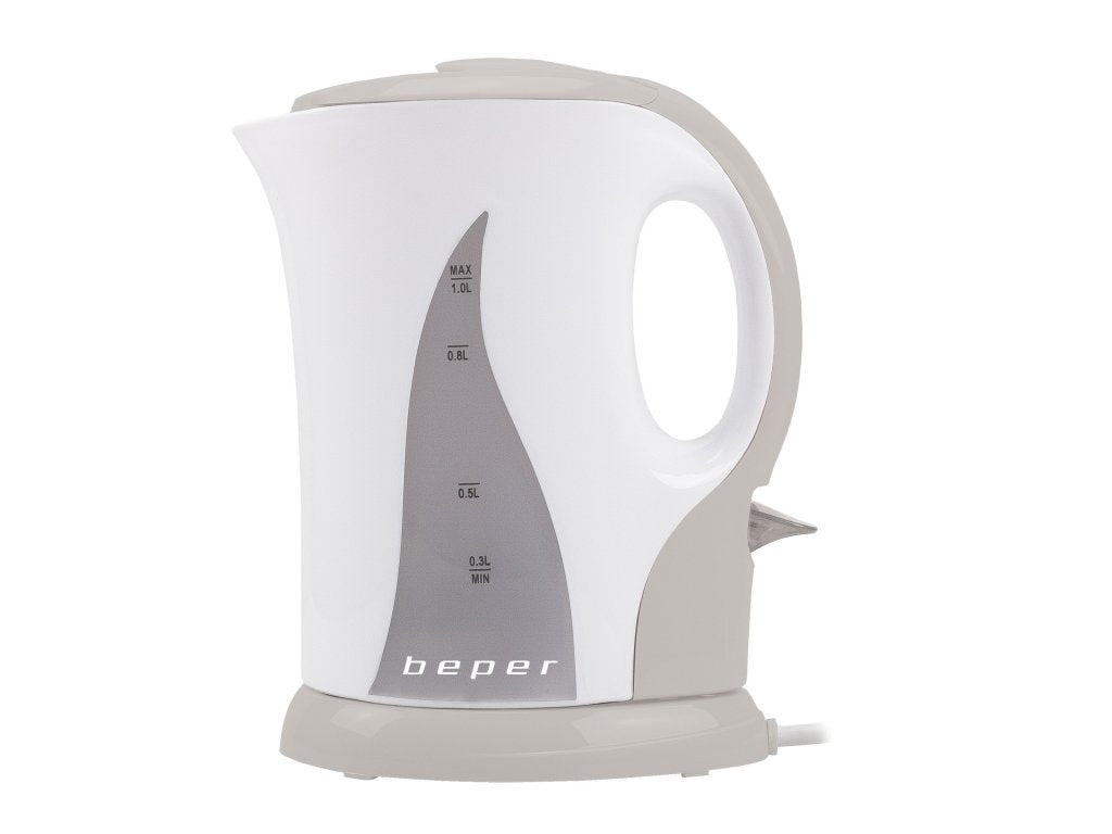 Cordless Electric Kettle 1L with Graduated Indicator - Beper BB.050