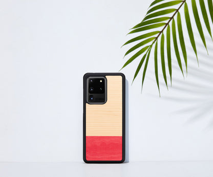 Деревянный чехол из поликарбоната Galaxy S20 Ultra MAN&amp;WOOD