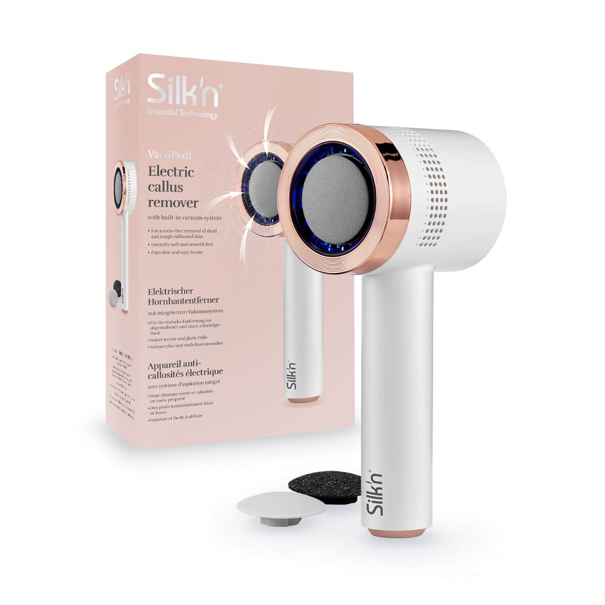 Silkn VP1PE1RG001 VacuPedi Callus Remover - Rose Gold