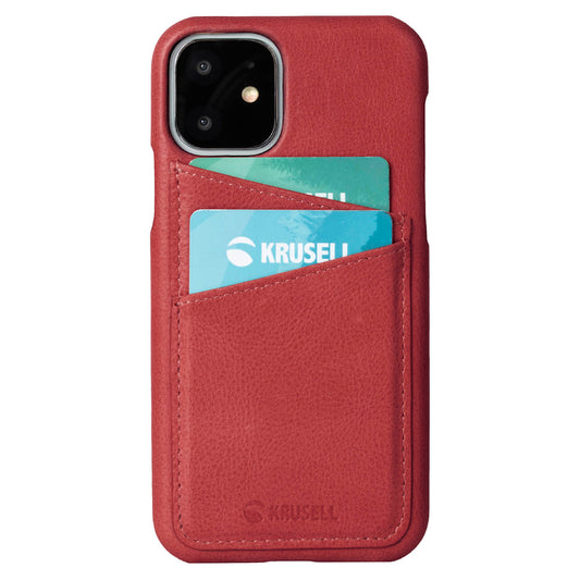 Leather phone case with card slot - Krusell iPhone 11