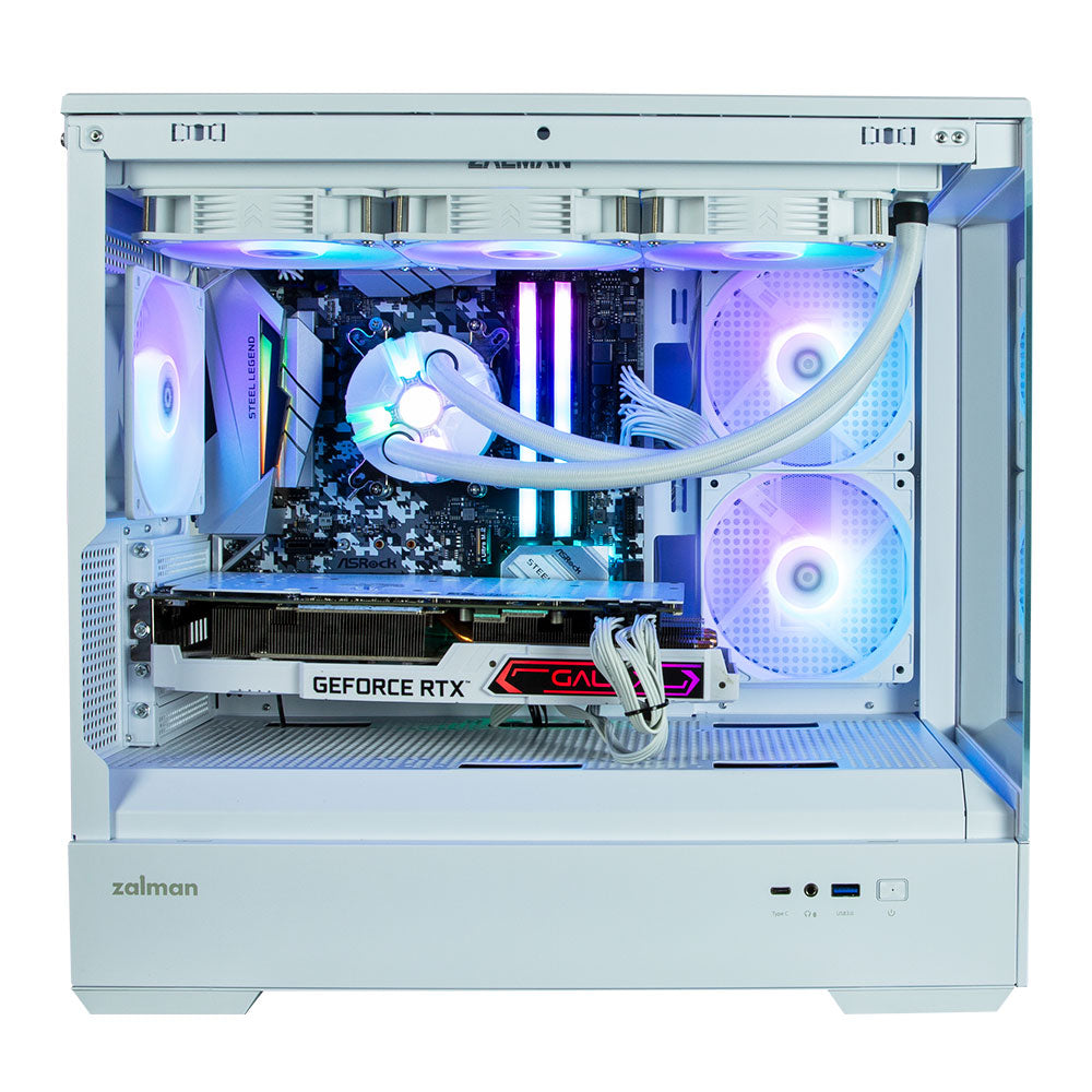 Zalman P30 White, ARGB Fan x3