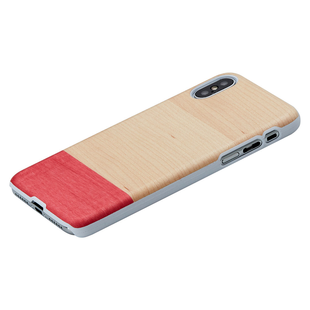 iPhone XS Max natural wood phone cover, MAN&amp;WOOD