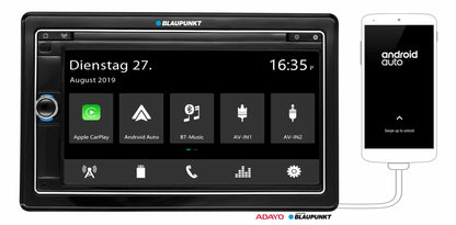 Car multimedia system Blaupunkt Oslo 590 DAB with 6.75" capacitive display and DAB receiver