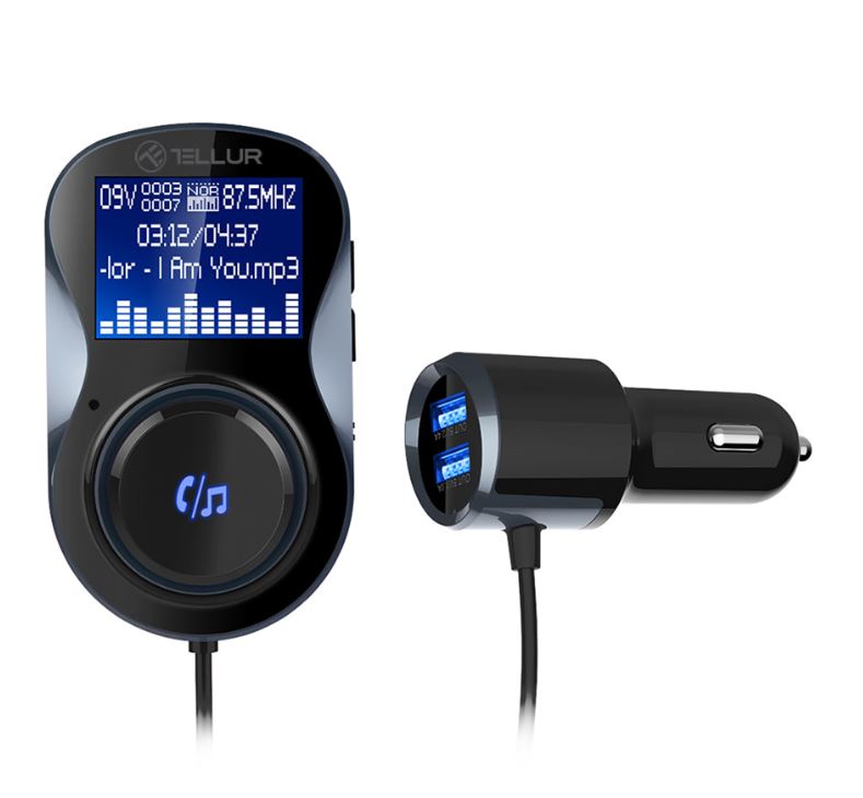FM transmitter Tellur FMT-B4 with Bluetooth and microSD support