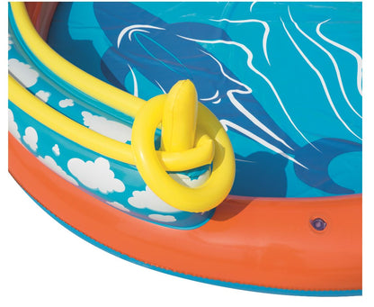 Inflatable Play Center with Slide Bestway 53069 Lava Lagoon