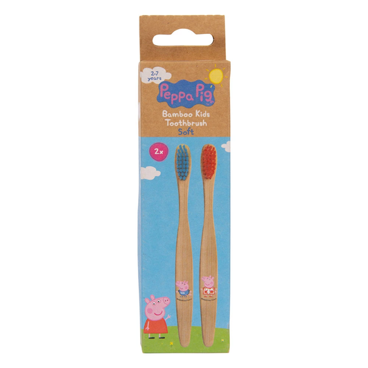 Children's toothbrush set with soft bristles, Peppa Pig 2175