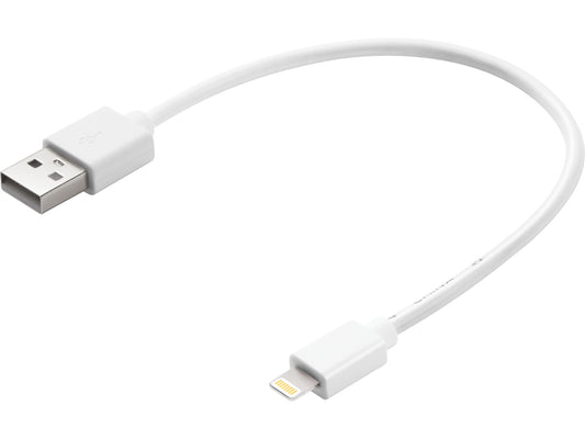 USB&gt;Lightning Sync. and charging cable 0.2m white Sandberg 441-19