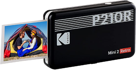 Portable photo printer Kodak Mini 2 Retro Instant Photo Printer Black