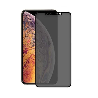 Полноэкранное закаленное стекло Devia Real Series 3D Privacy для iPhone XS Max (6.5) черный