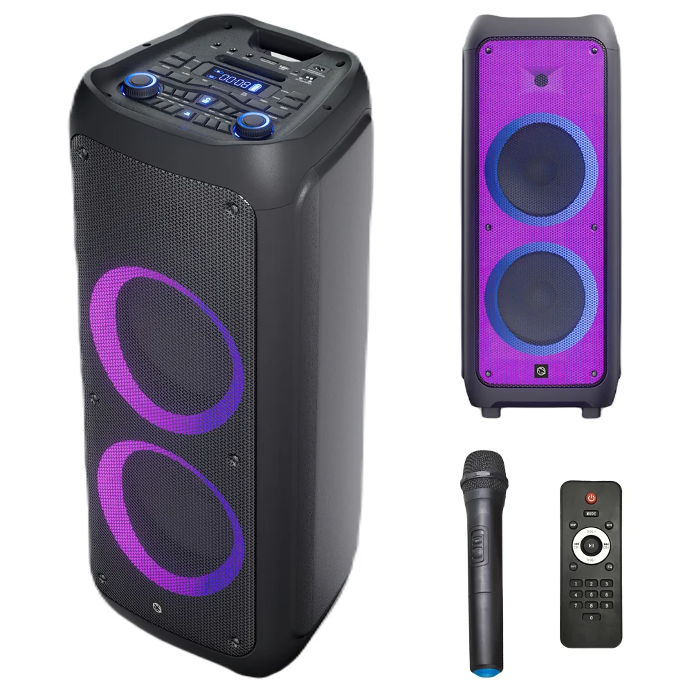 Bluetooth Skaļrunis ar Karaoke, 300W, Bluetooth 5.0, FM Radio, Manta SPK5450 Phantom