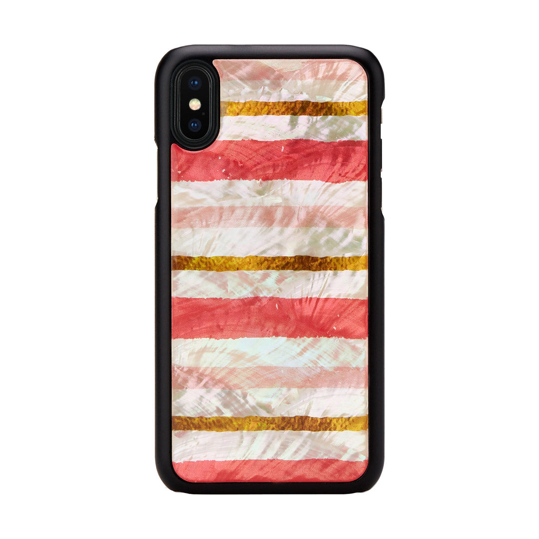 Smartphone case with mother-of-pearl iPhone XS/S black iKins